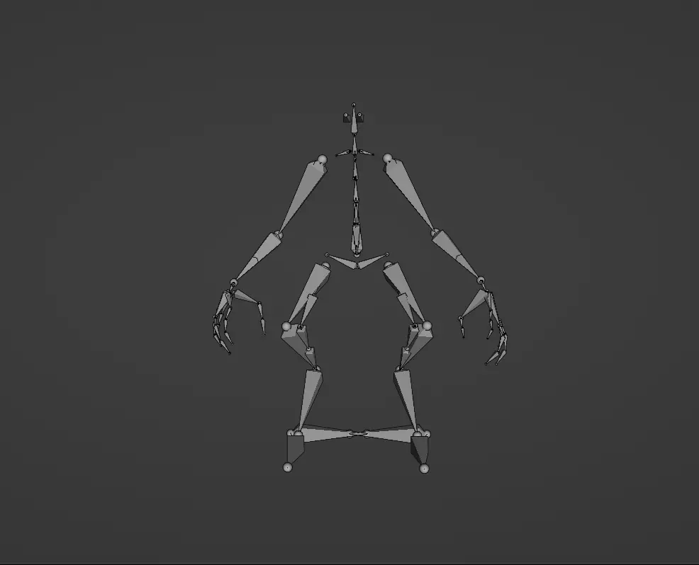 The Deer 99 Nights in the Forest A-pose Rigged Roblox Stylized Low-poly 3D model_8