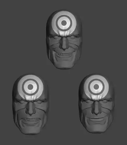 MARVEL BULLEYE FROM DAREDEVIL EXPRESSIONS 3-PACK HEADSCULPT