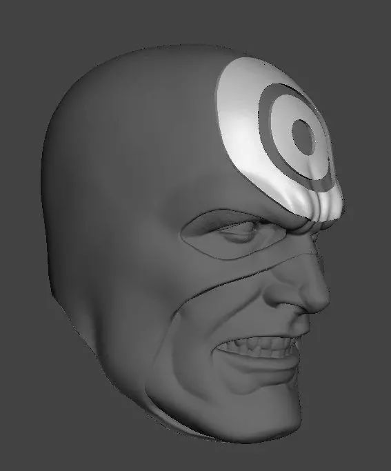 MARVEL BULLEYE FROM DAREDEVIL EXPRESSIONS 3-PACK HEADSCULPT 3D print model_5