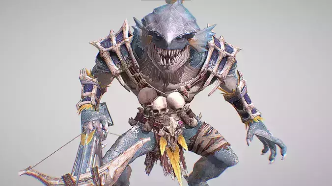 Harpun - Watcher Of Realms Hero - Included With Animations