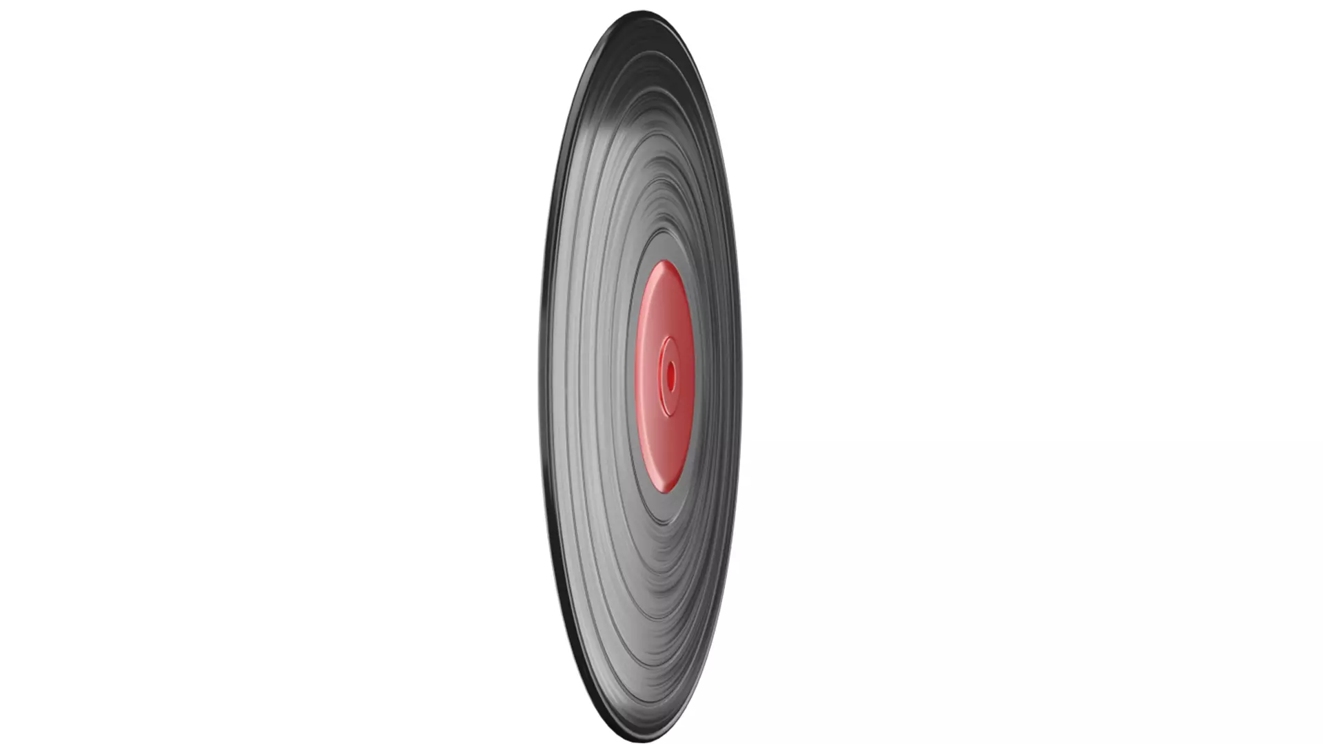 Vinyl Record  Low-poly 3D model_5