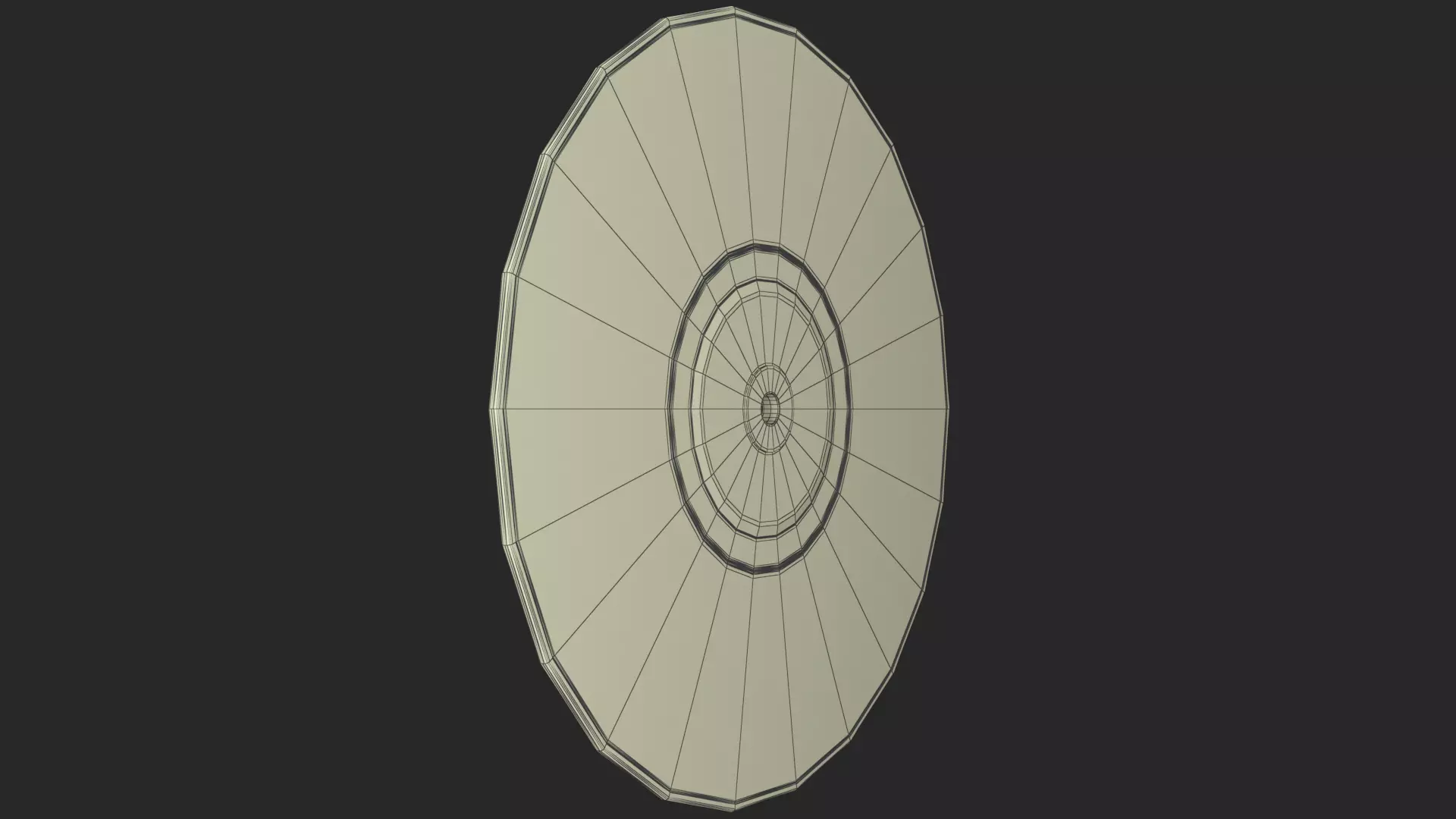 Vinyl Record  Low-poly 3D model_7