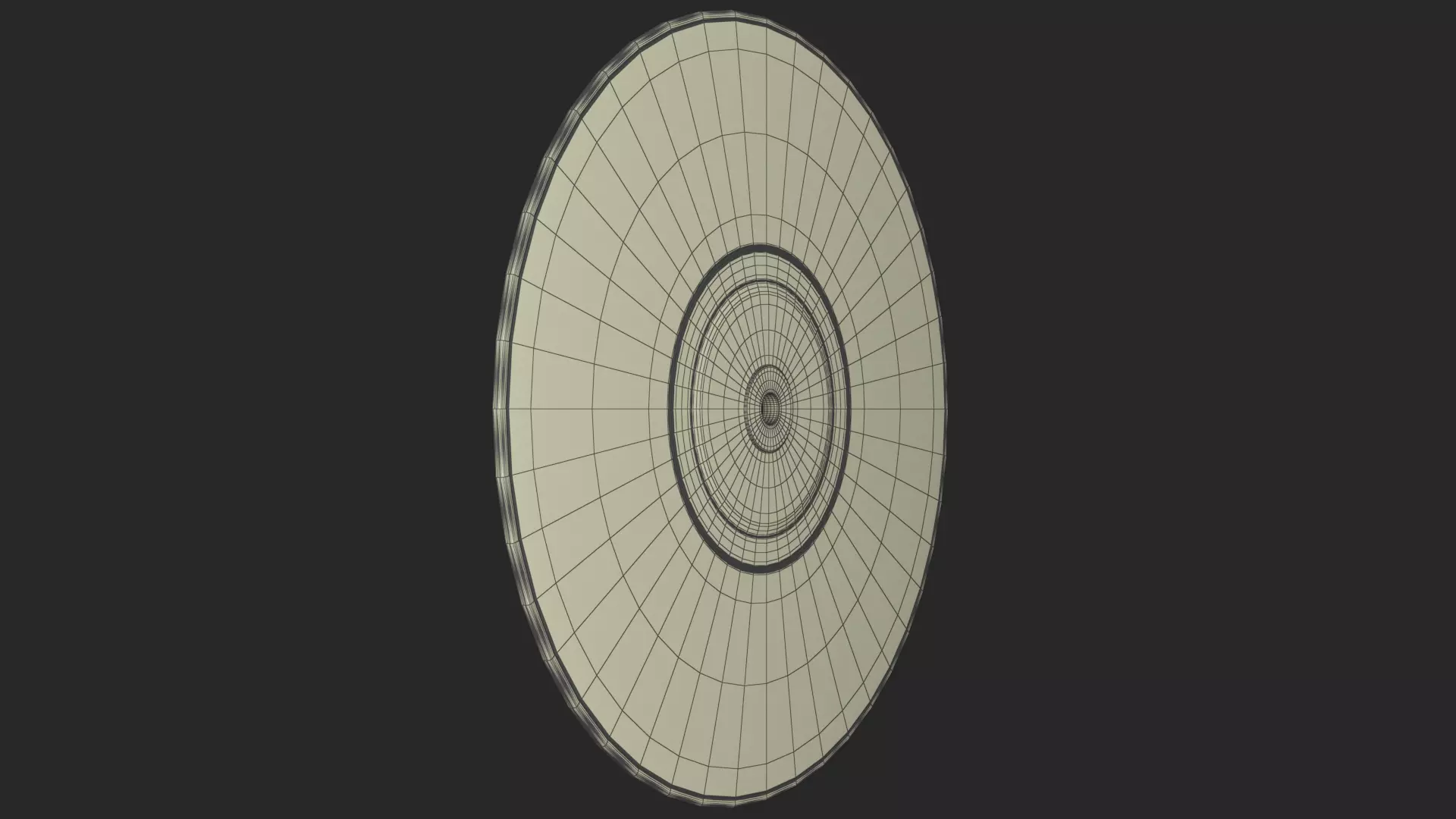 Vinyl Record  Low-poly 3D model_8