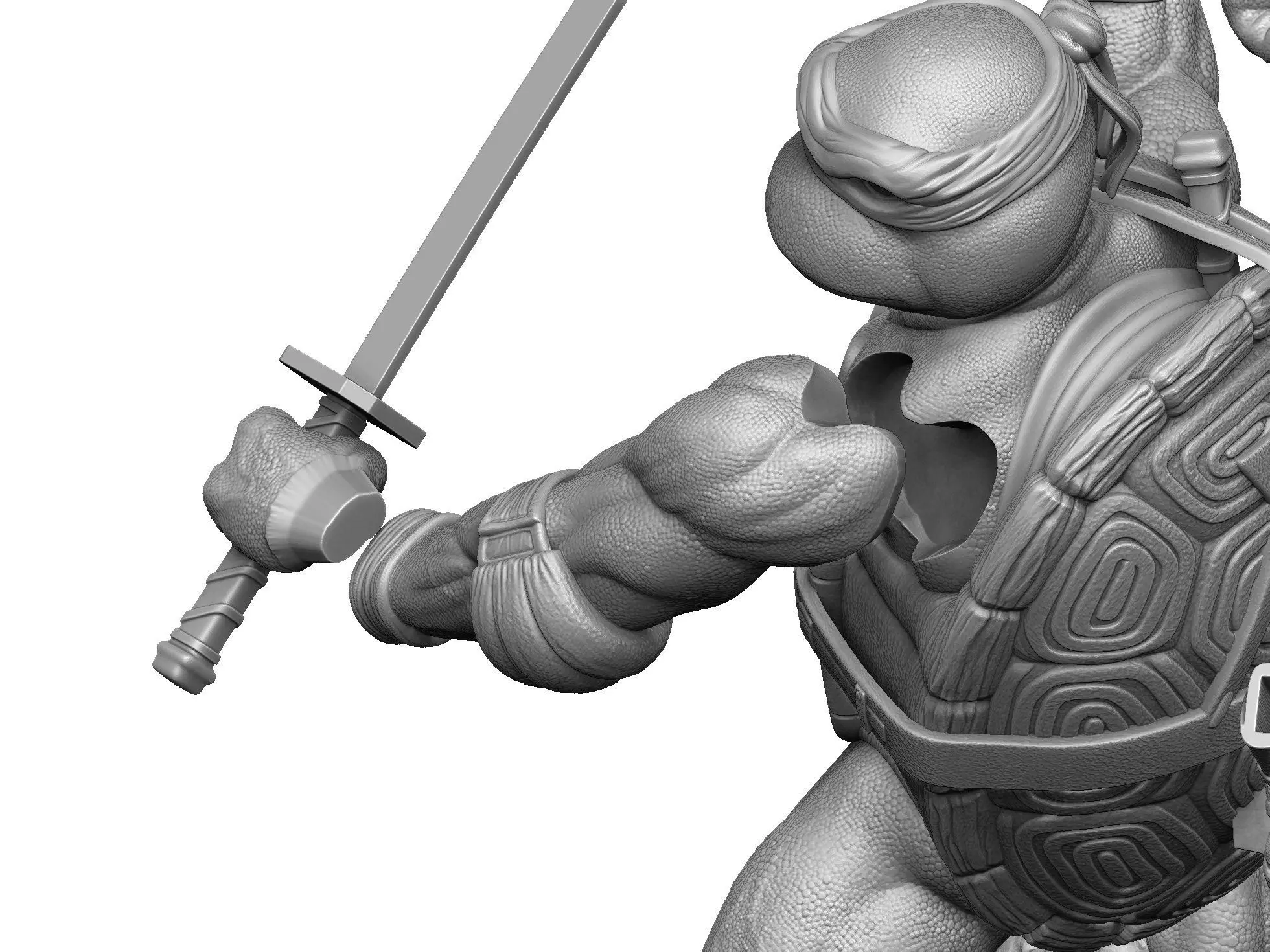 Turtles  Ninja 1990 TMNT STL 3D print model_33