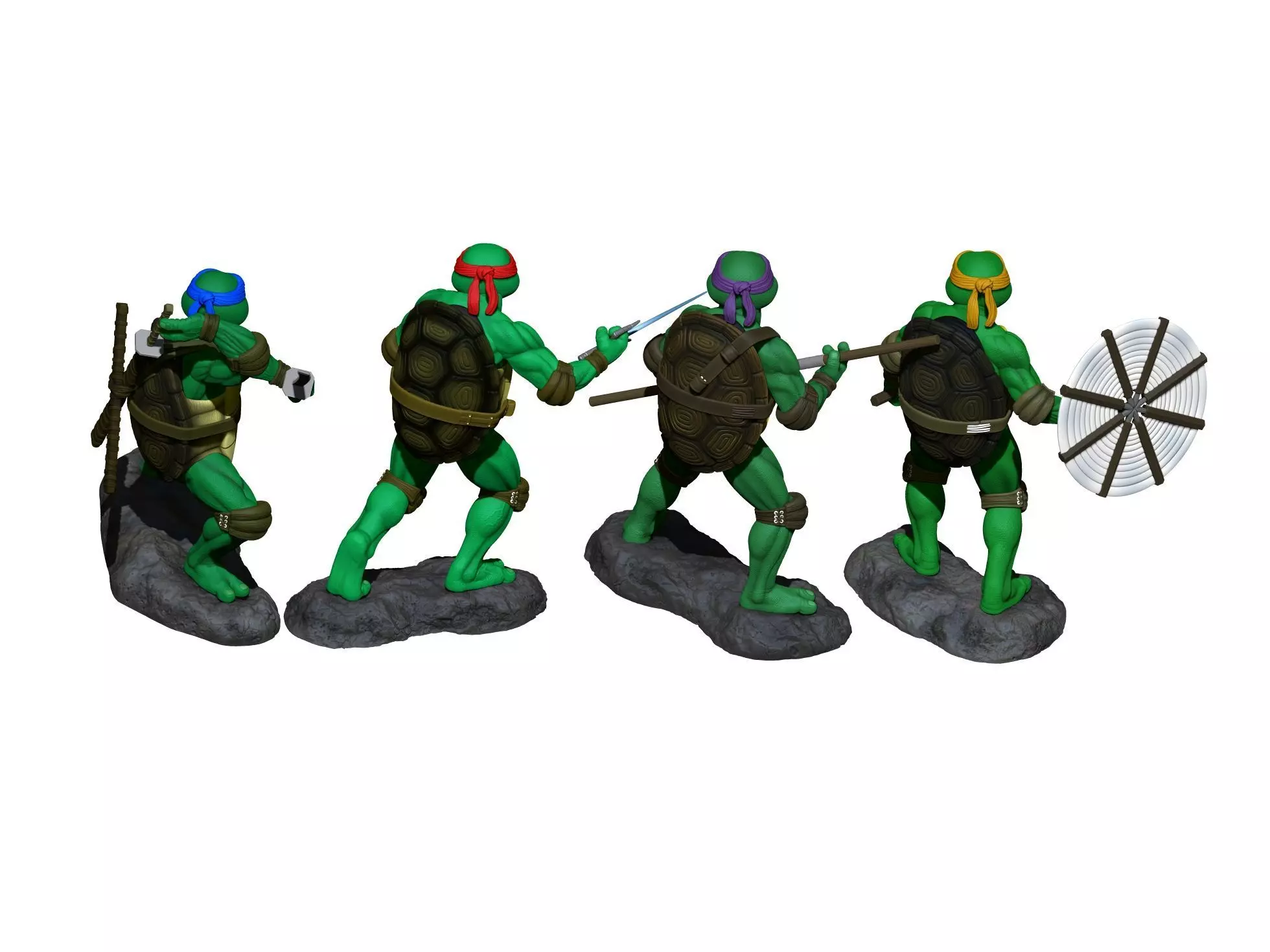 Turtles  Ninja 1990 TMNT STL 3D print model_11