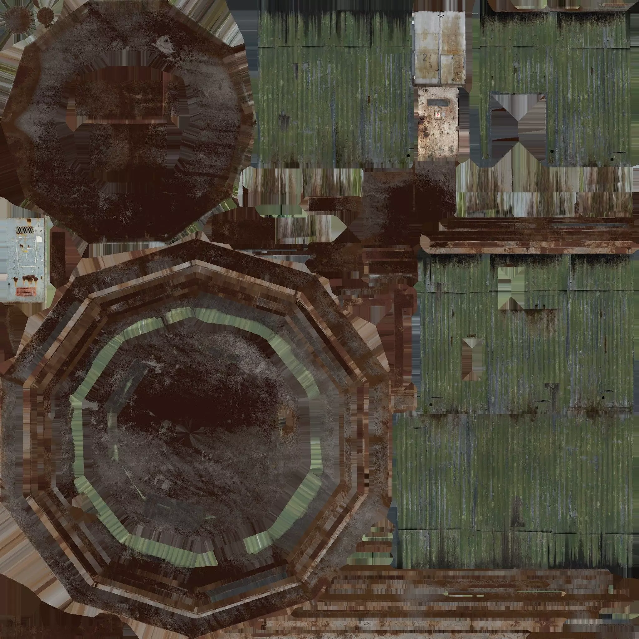 Damaged Old Radars 3D model_18