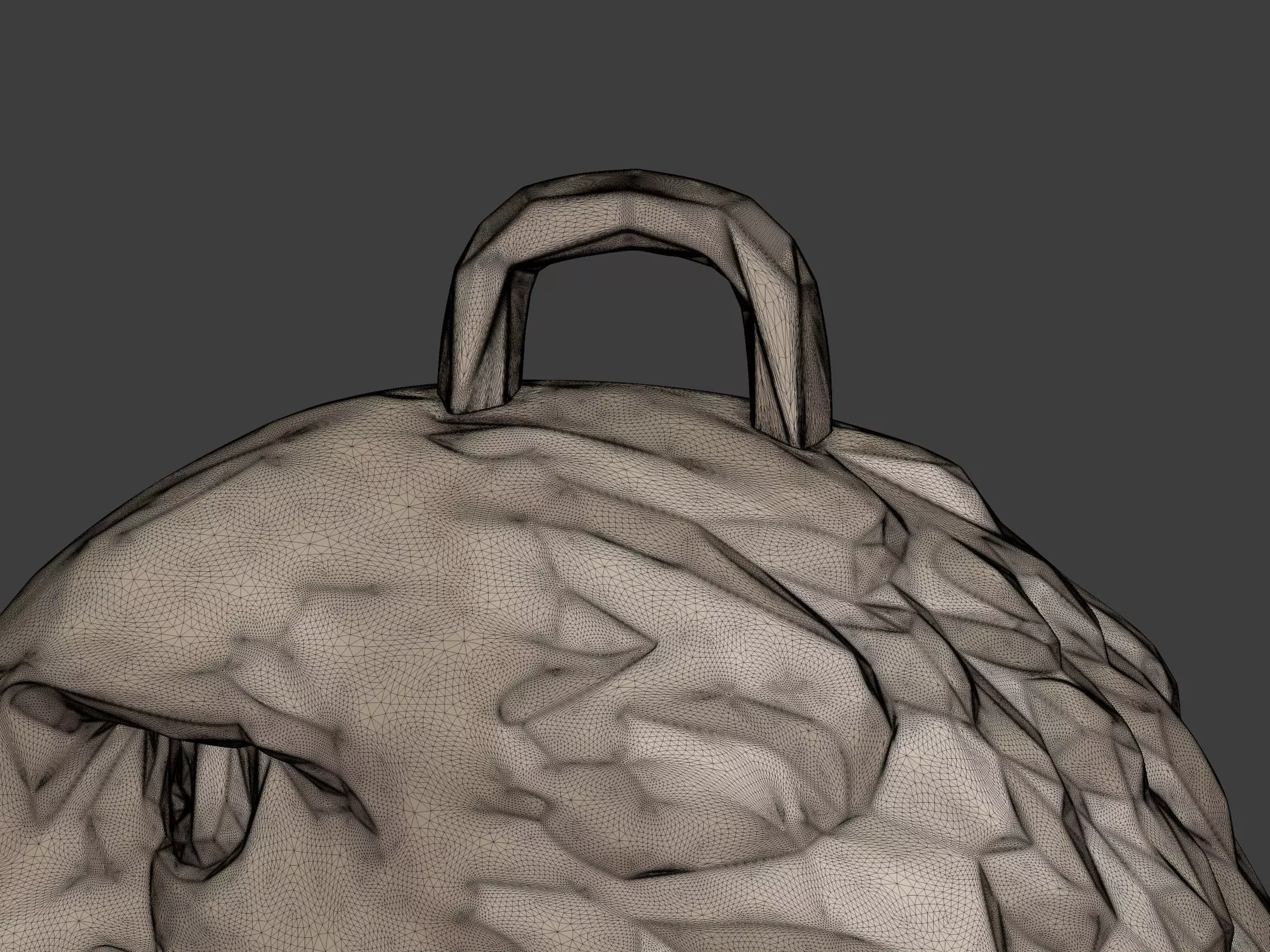 Eagle Head Pendant 3D print model_16