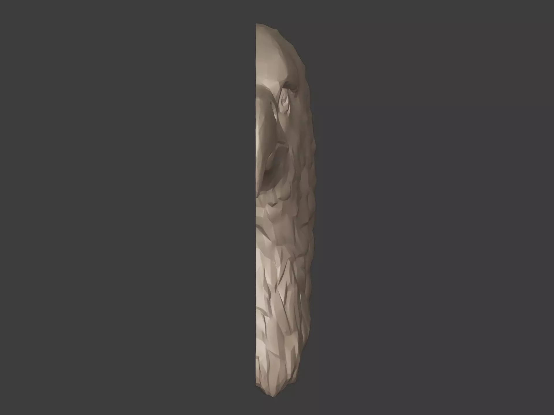 Eagle Head Pendant 3D print model_9