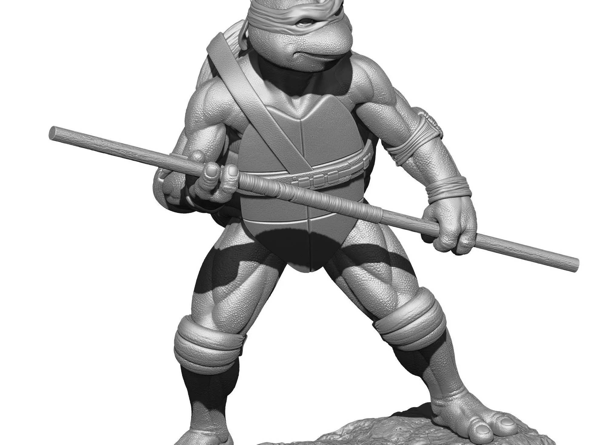 DONATELLO TMNT 1990 STL 3D print model_6