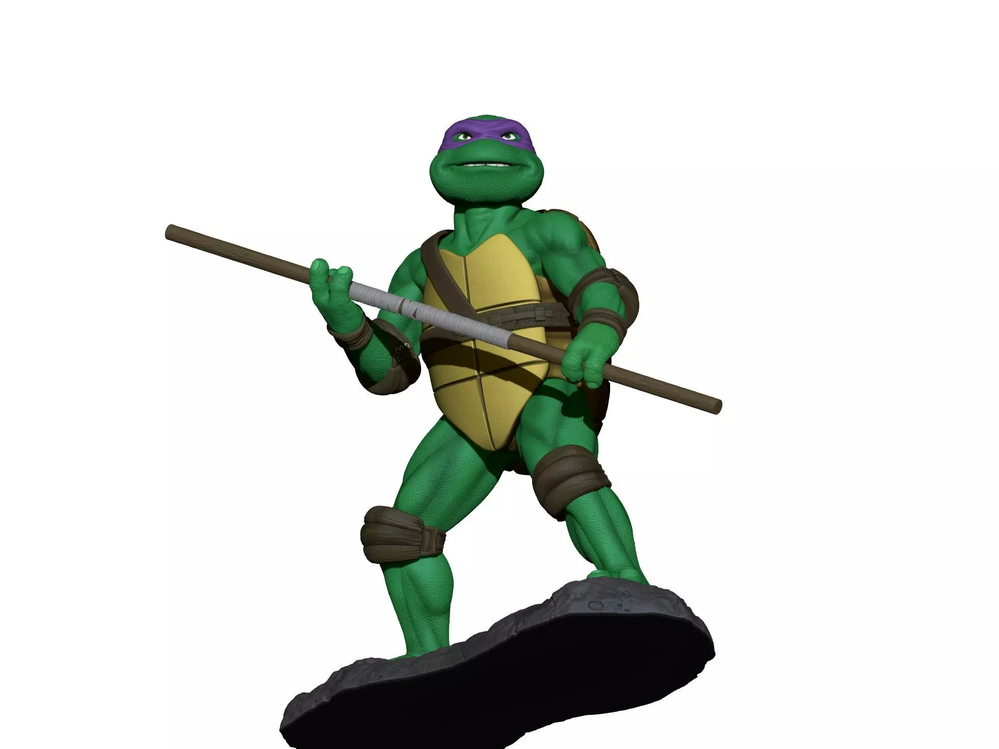 DONATELLO TMNT 1990 STL 3D print model_13