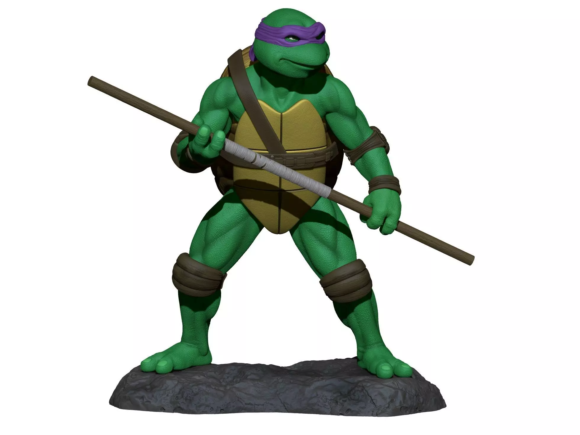 DONATELLO TMNT 1990 STL 3D print model_11
