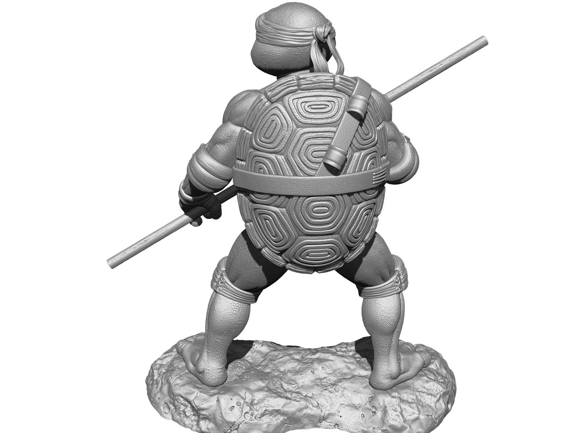 DONATELLO TMNT 1990 STL 3D print model_8