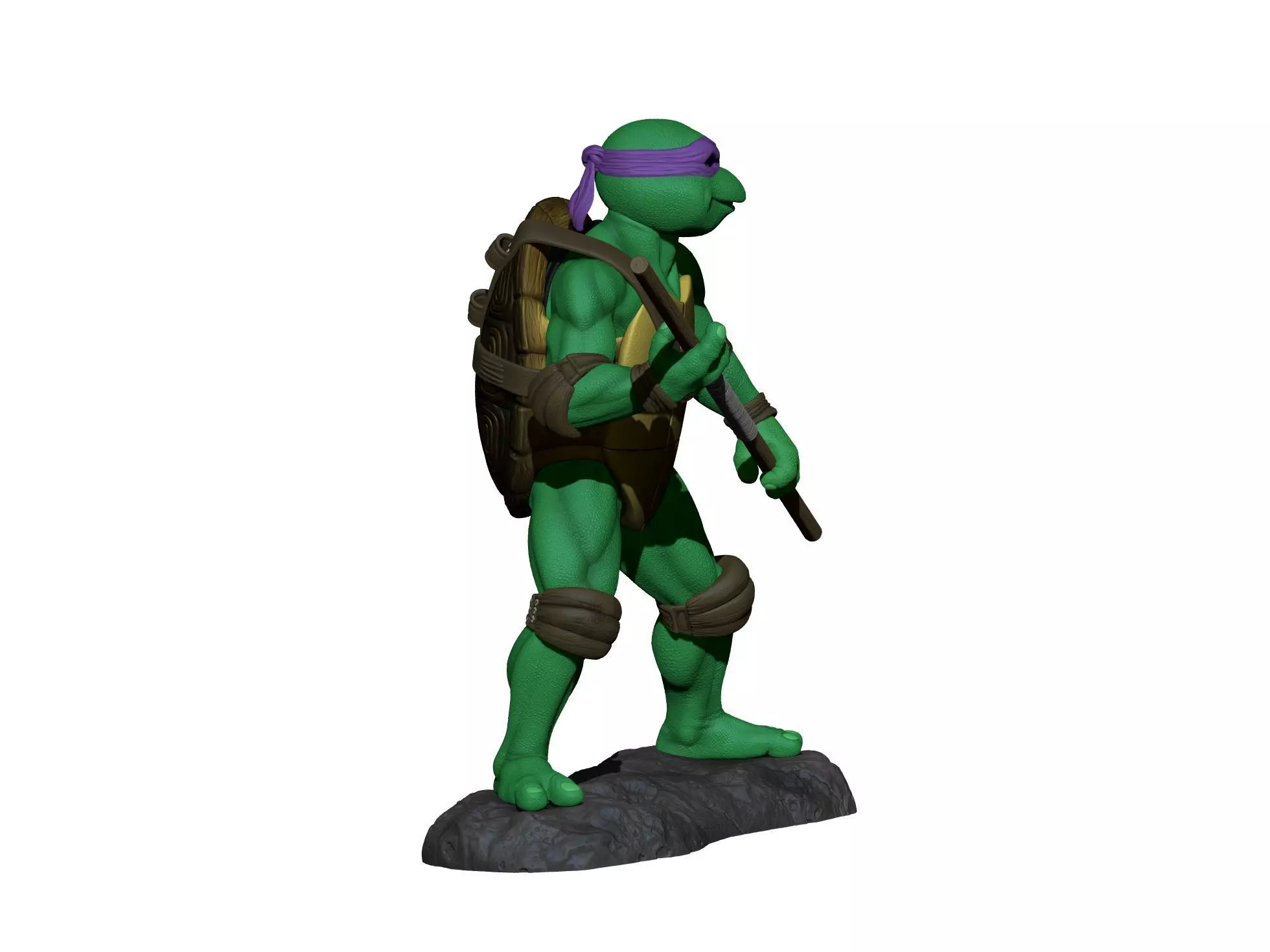 DONATELLO TMNT 1990 STL 3D print model_19