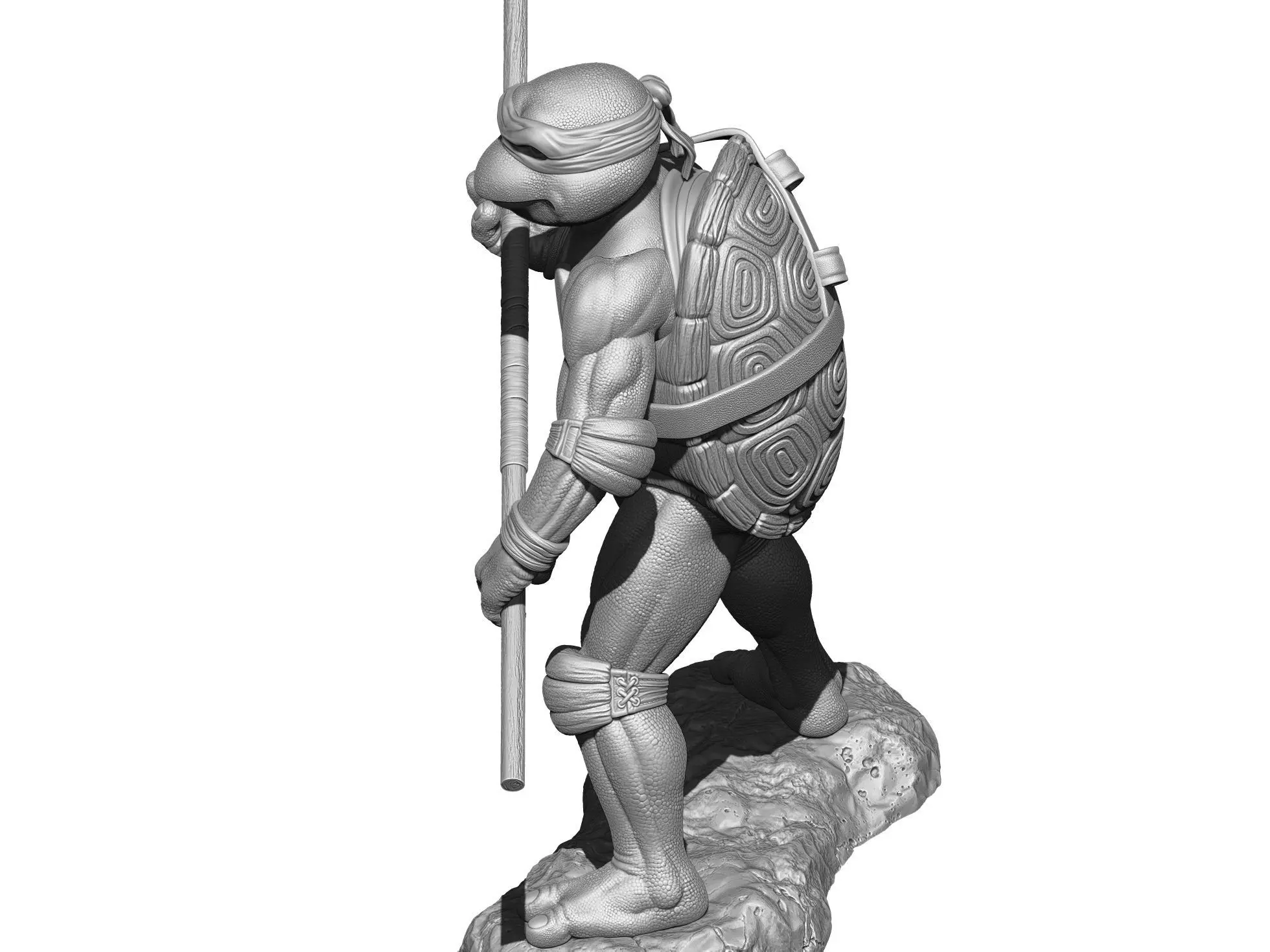 DONATELLO TMNT 1990 STL 3D print model_5