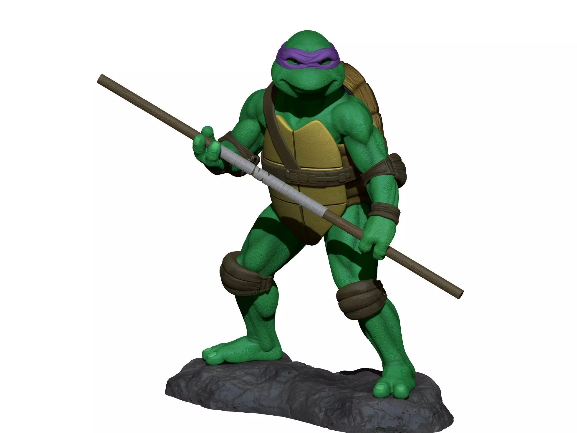 DONATELLO TMNT 1990 STL 3D print model_0