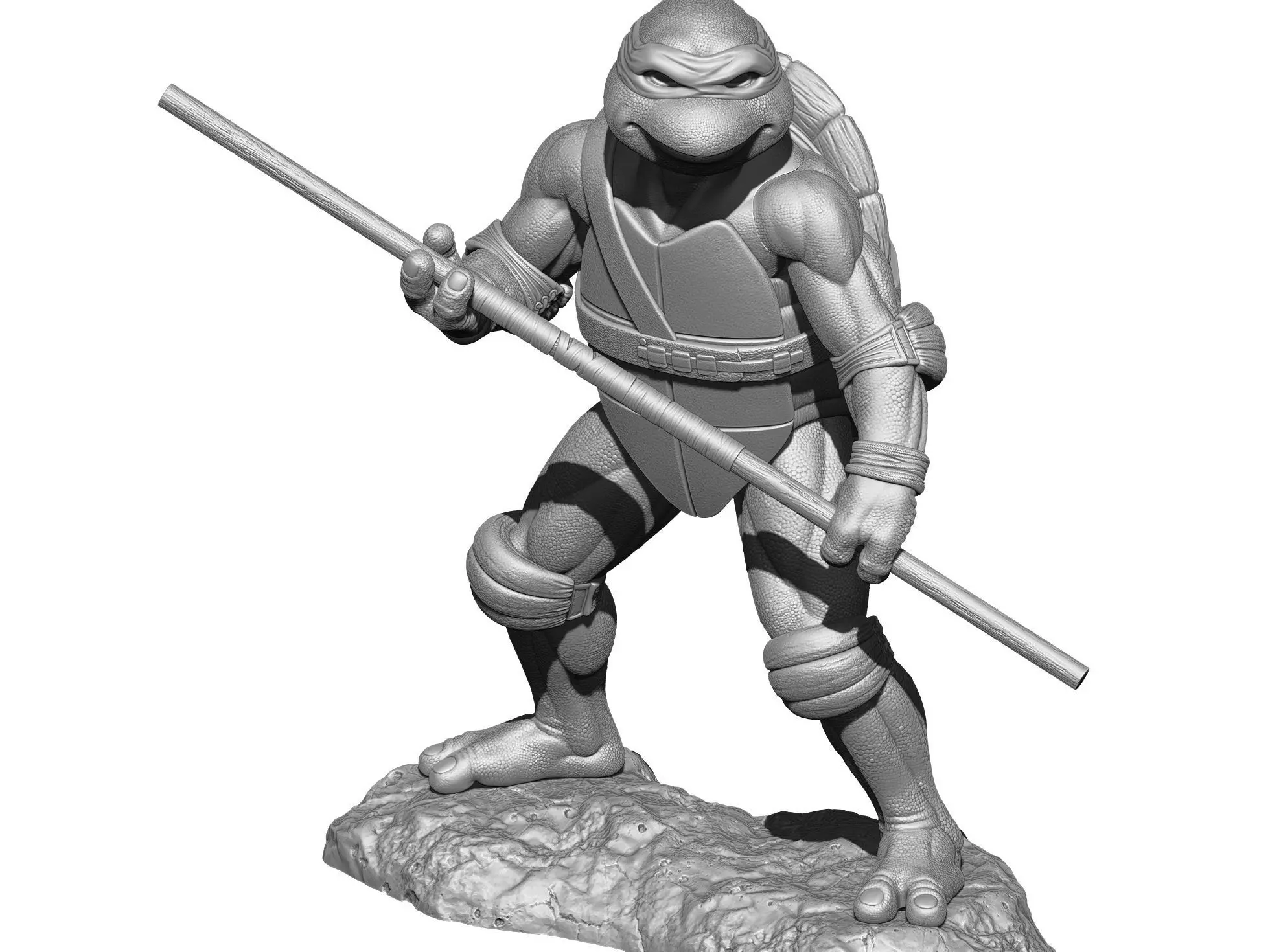 DONATELLO TMNT 1990 STL 3D print model_7