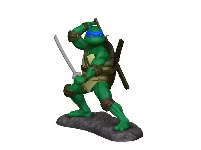 LEONARDO TMNT 1990 FOR 3D PRINT STL