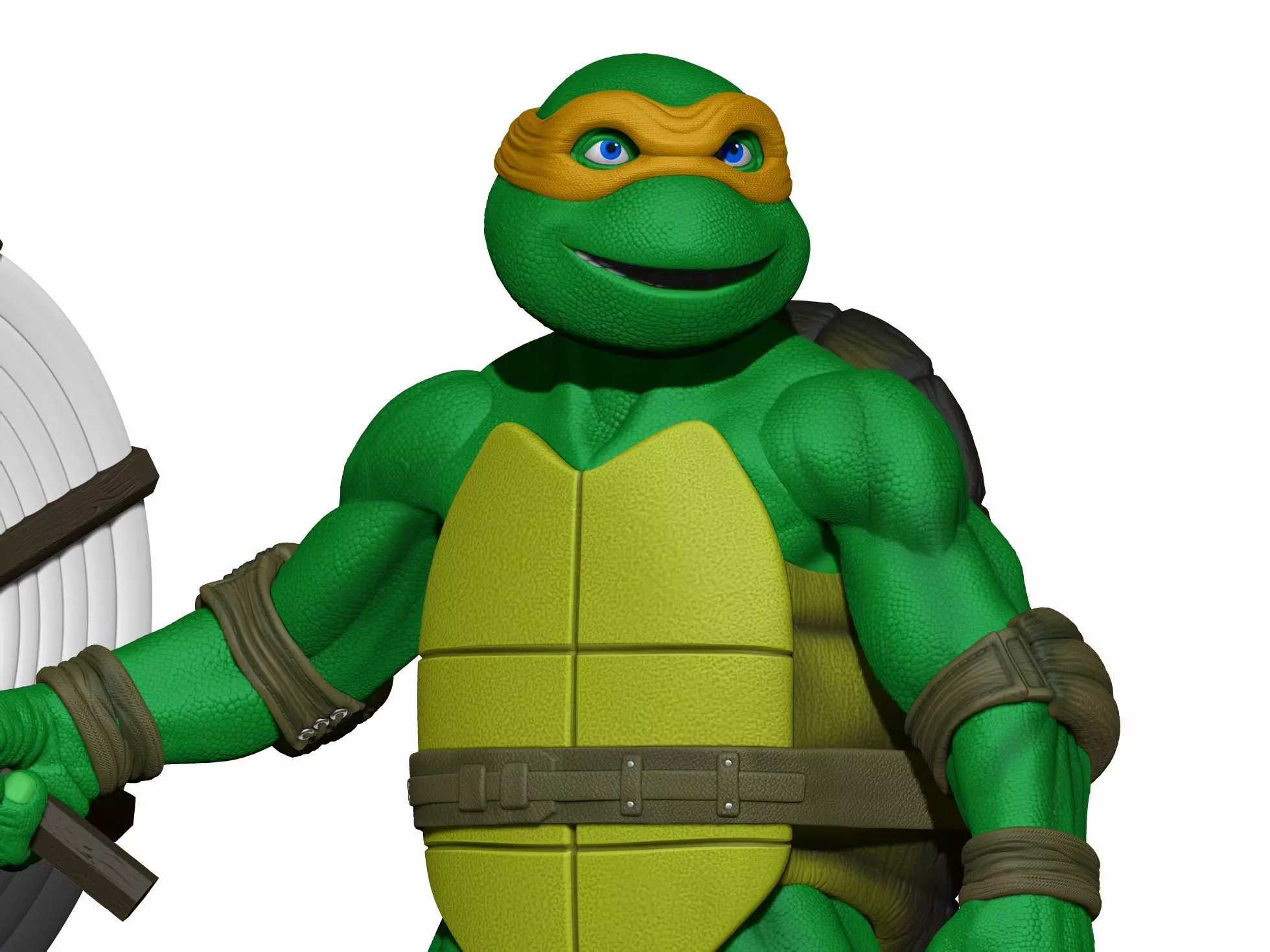 MICHELANGELLO TMNT 1990 STL 3D print model_15