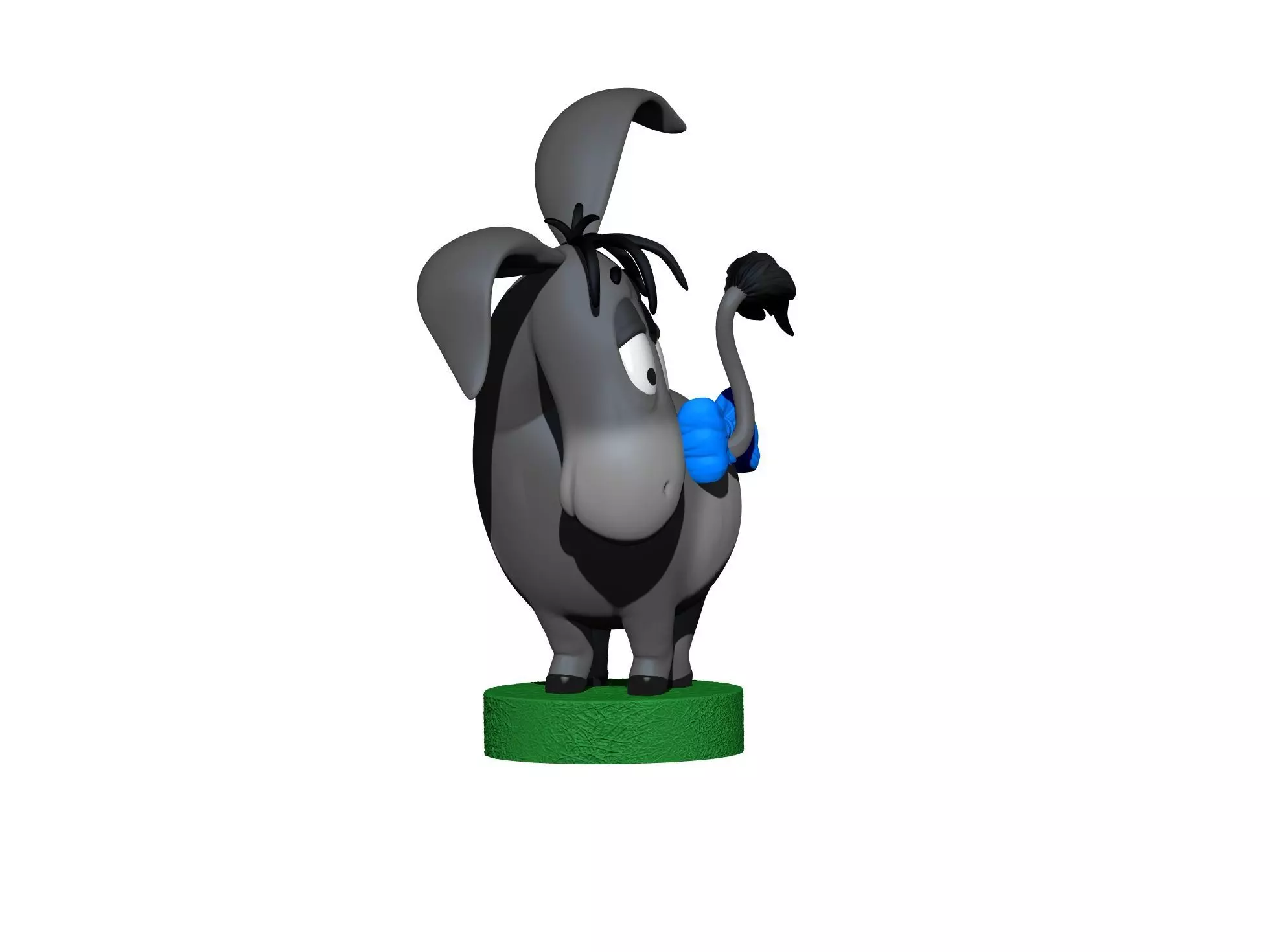 Eeyore 3 options for 3D printing STL 3D print model_11