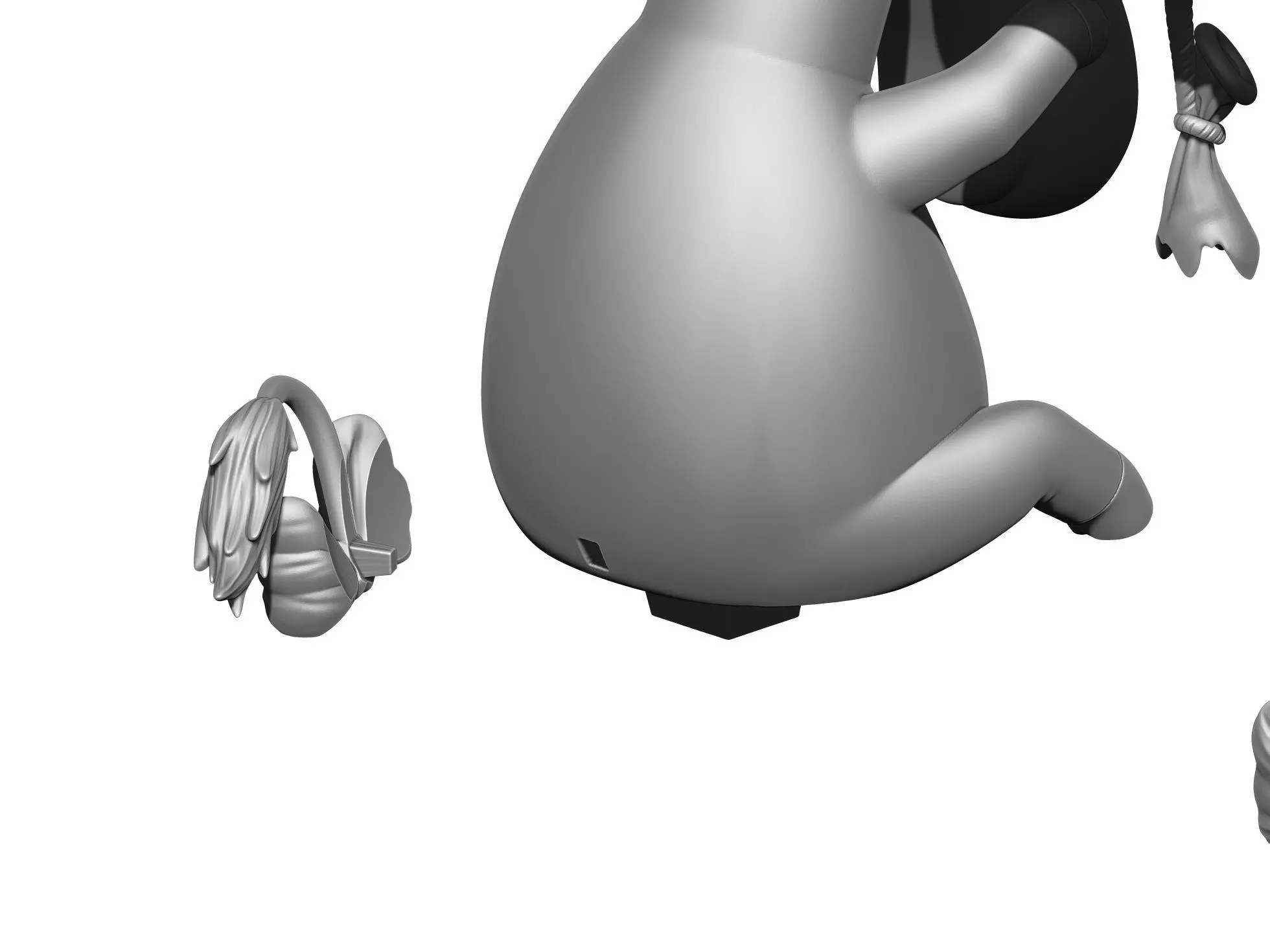 Eeyore 3 options for 3D printing STL 3D print model_22