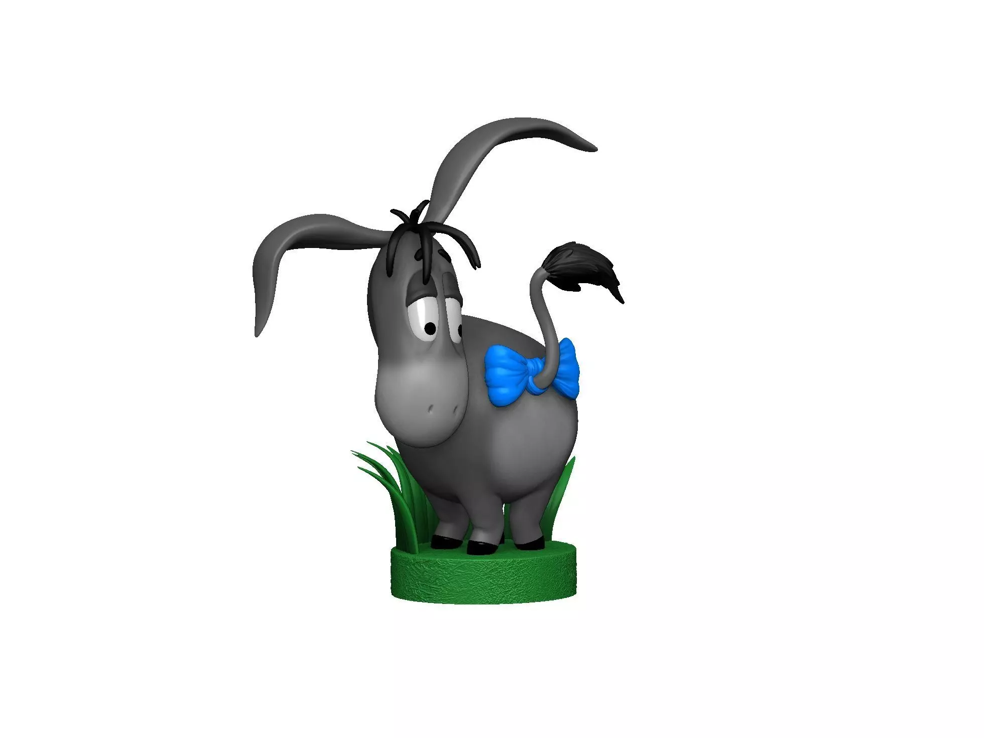Eeyore 3 options for 3D printing STL 3D print model_21