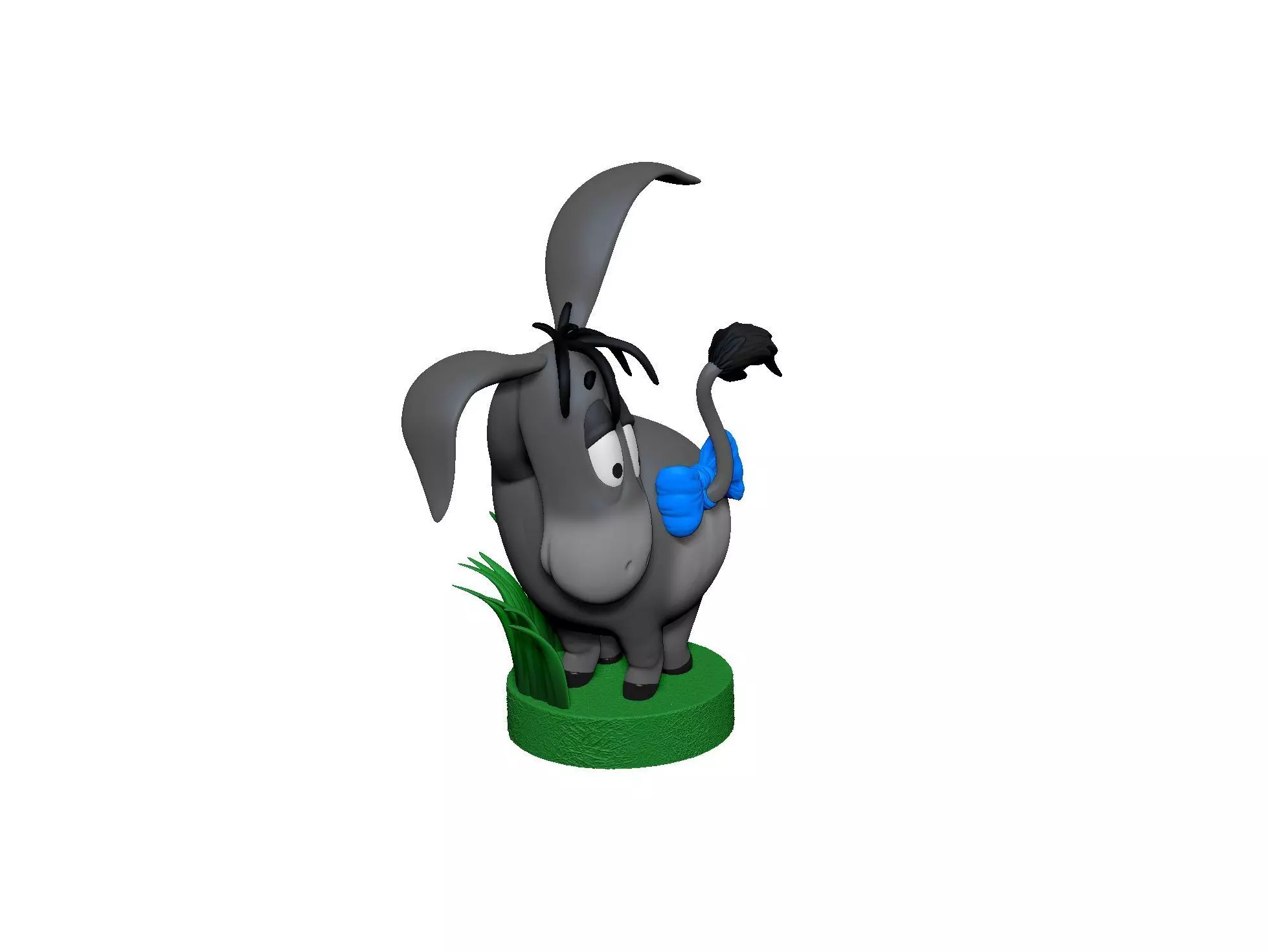Eeyore 3 options for 3D printing STL 3D print model_4