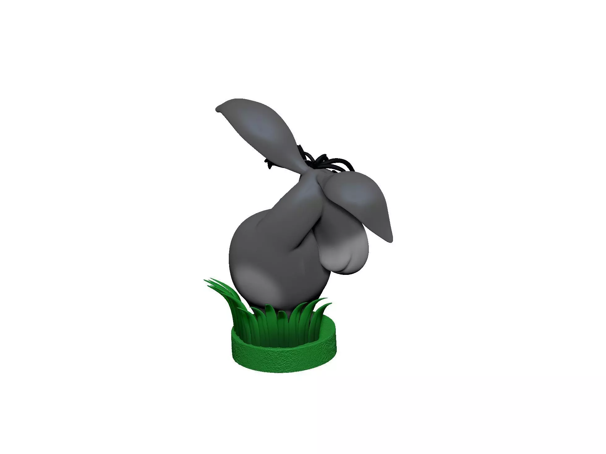 Eeyore 3 options for 3D printing STL 3D print model_14