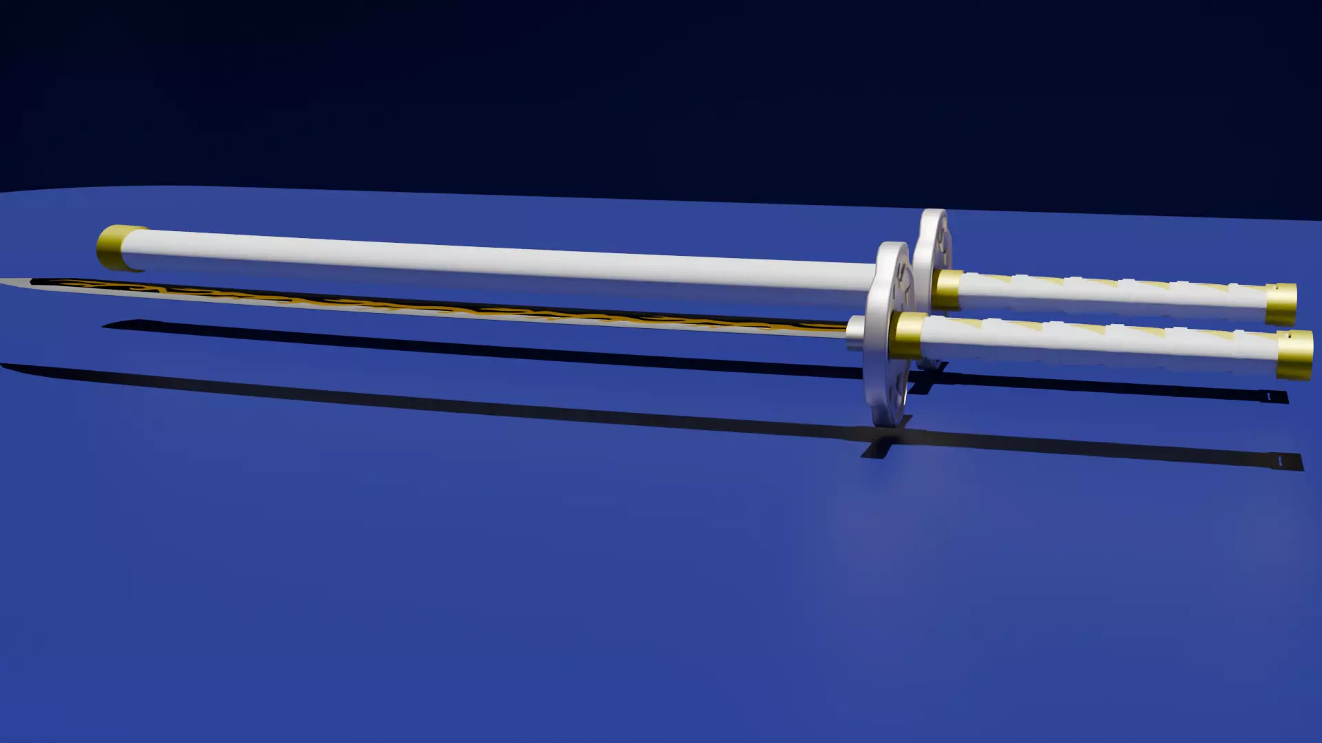 Katana de Zenitsu 3D model_2