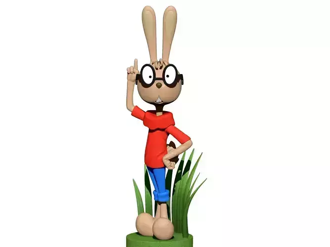 Rabbit for 3d printing STL 3D print model