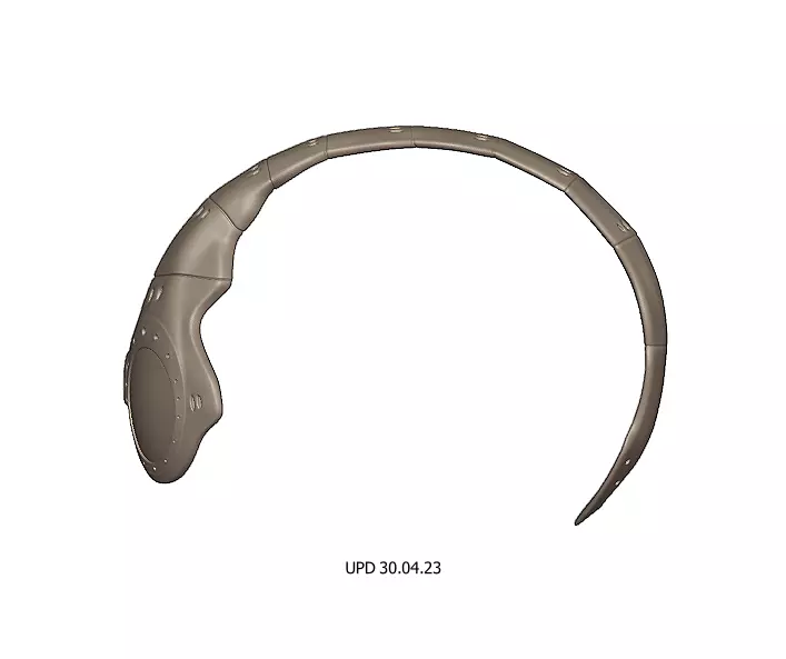 Oakley over the top glasses 3D print model_2