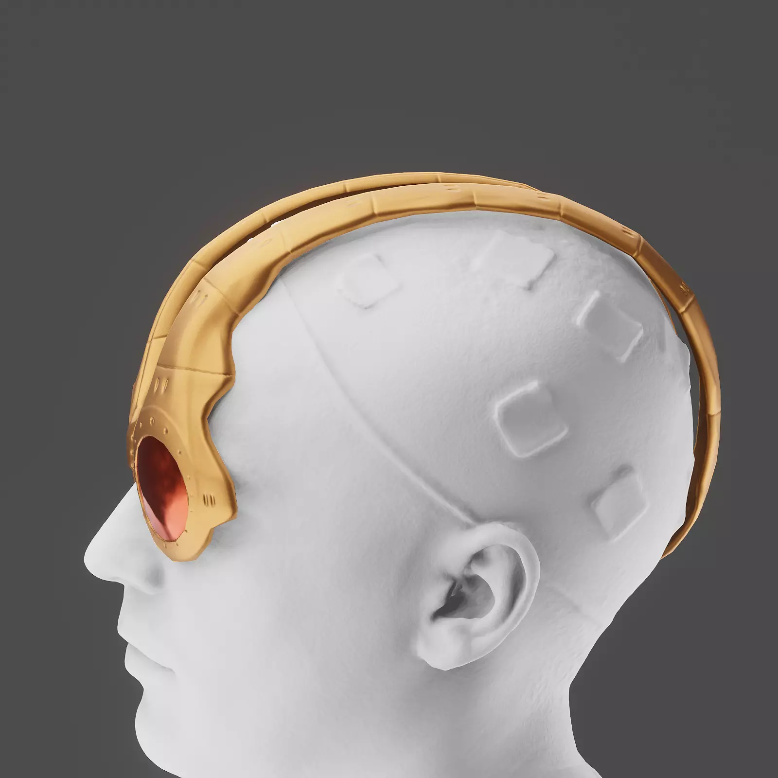 Oakley over the top glasses 3D print model_4