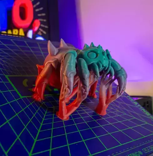 Spider STL Spiky Cute Halloween 3D Printable Collectible Figure