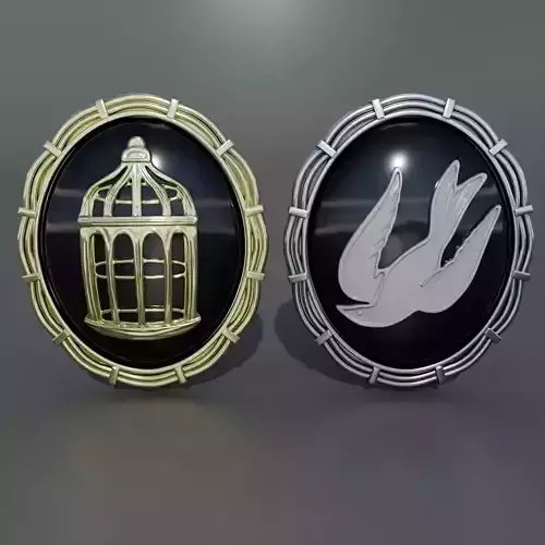 Bioshock Infinite - Bird and Cage cameos