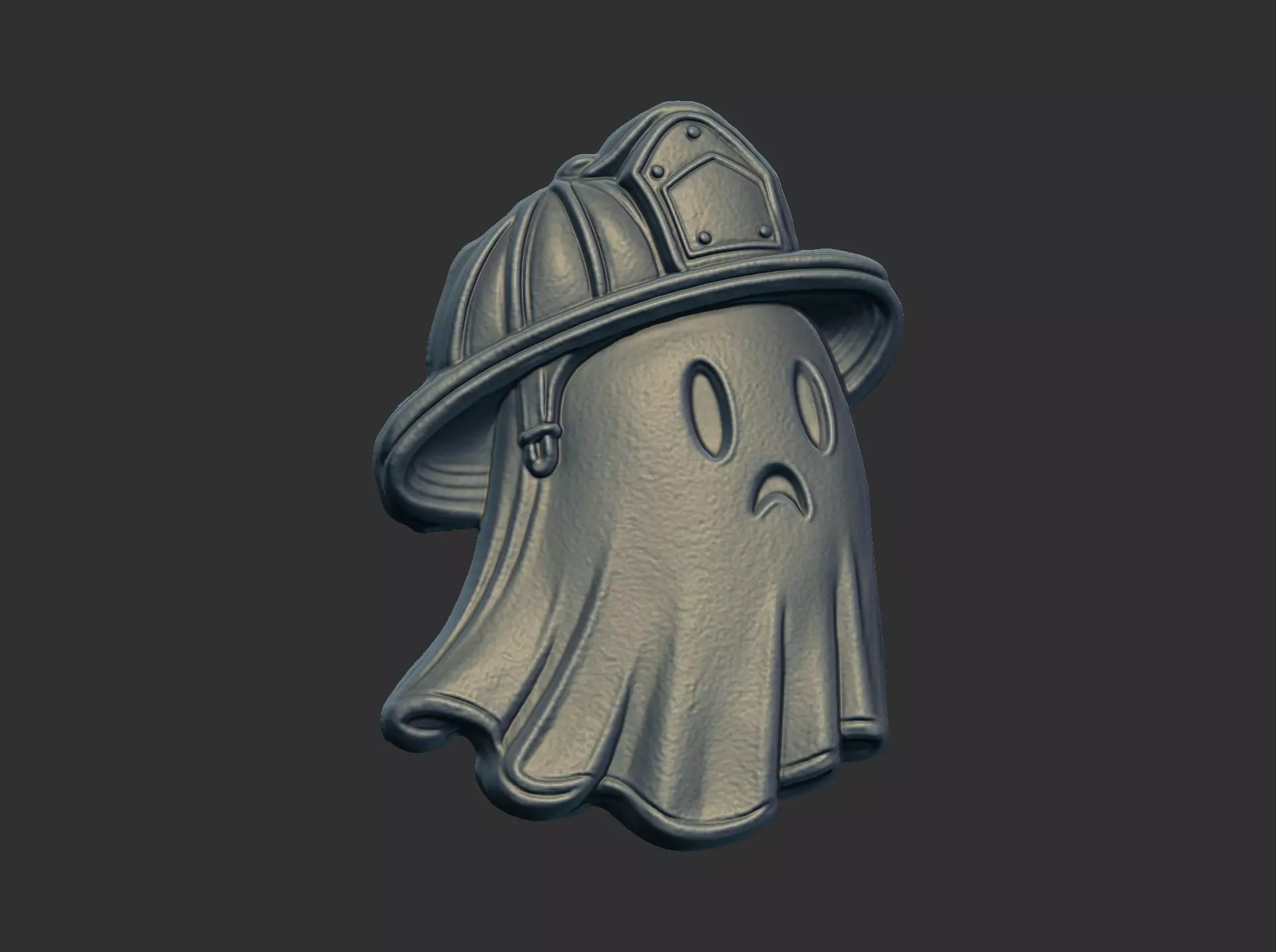 cute ghost cnc model 3D print model