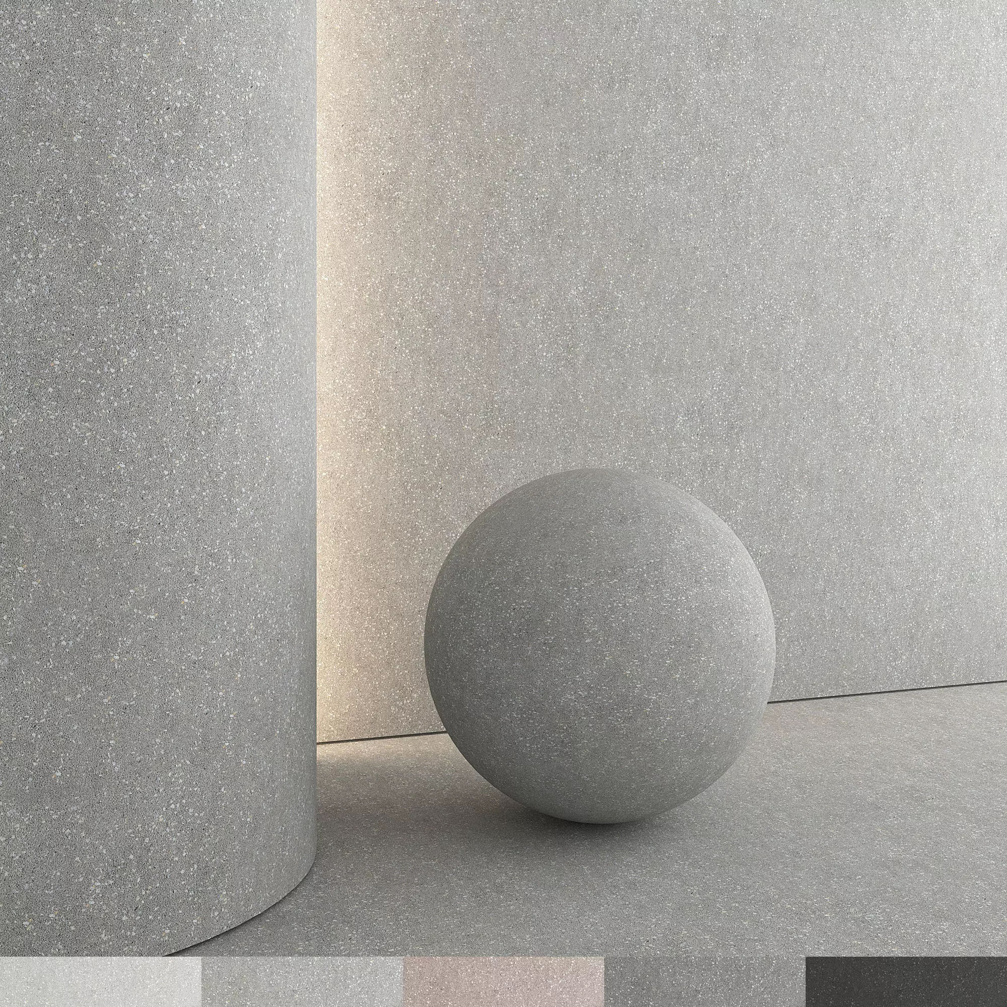 Polished concrete with crushed stone 13 Texture