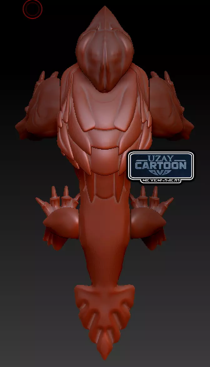 Star wars Clone wars articulated Mastiff phalone  3D print model_1