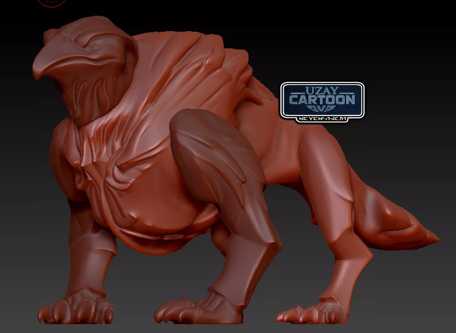 Star wars Clone wars articulated Mastiff phalone  3D print model_2