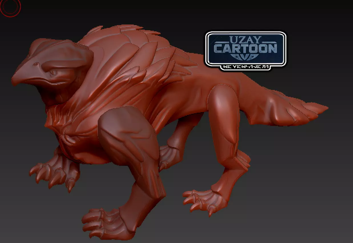 Star wars Clone wars articulated Mastiff phalone  3D print model_3