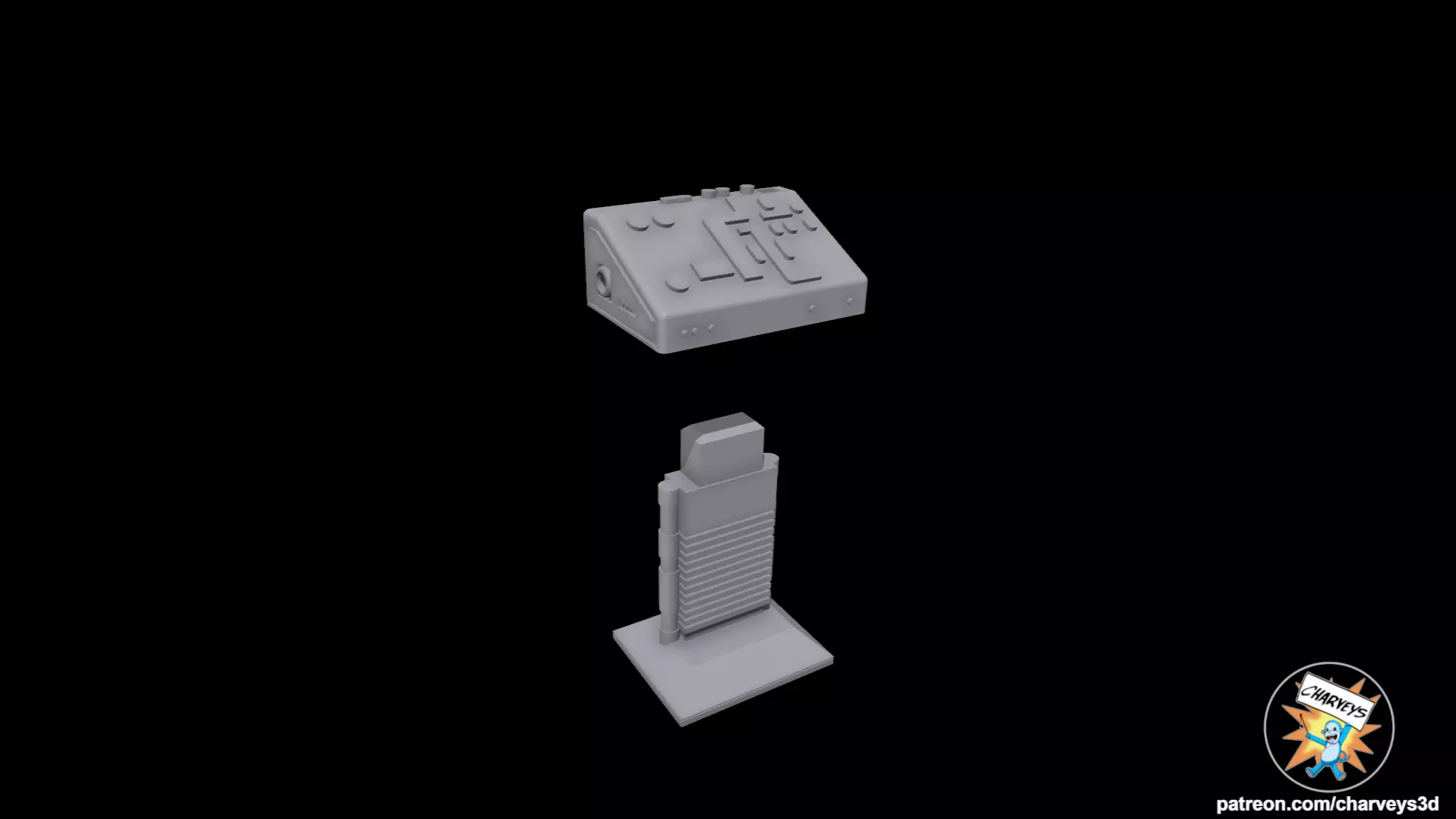 Star Wars Echo Base Medical Center for 4 and 6 inch figures 3D print model_7