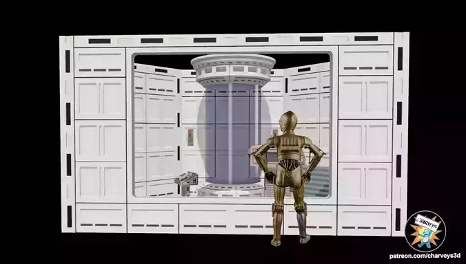  Star Wars Echo Base Medical Center for 4 and 6 inch figures