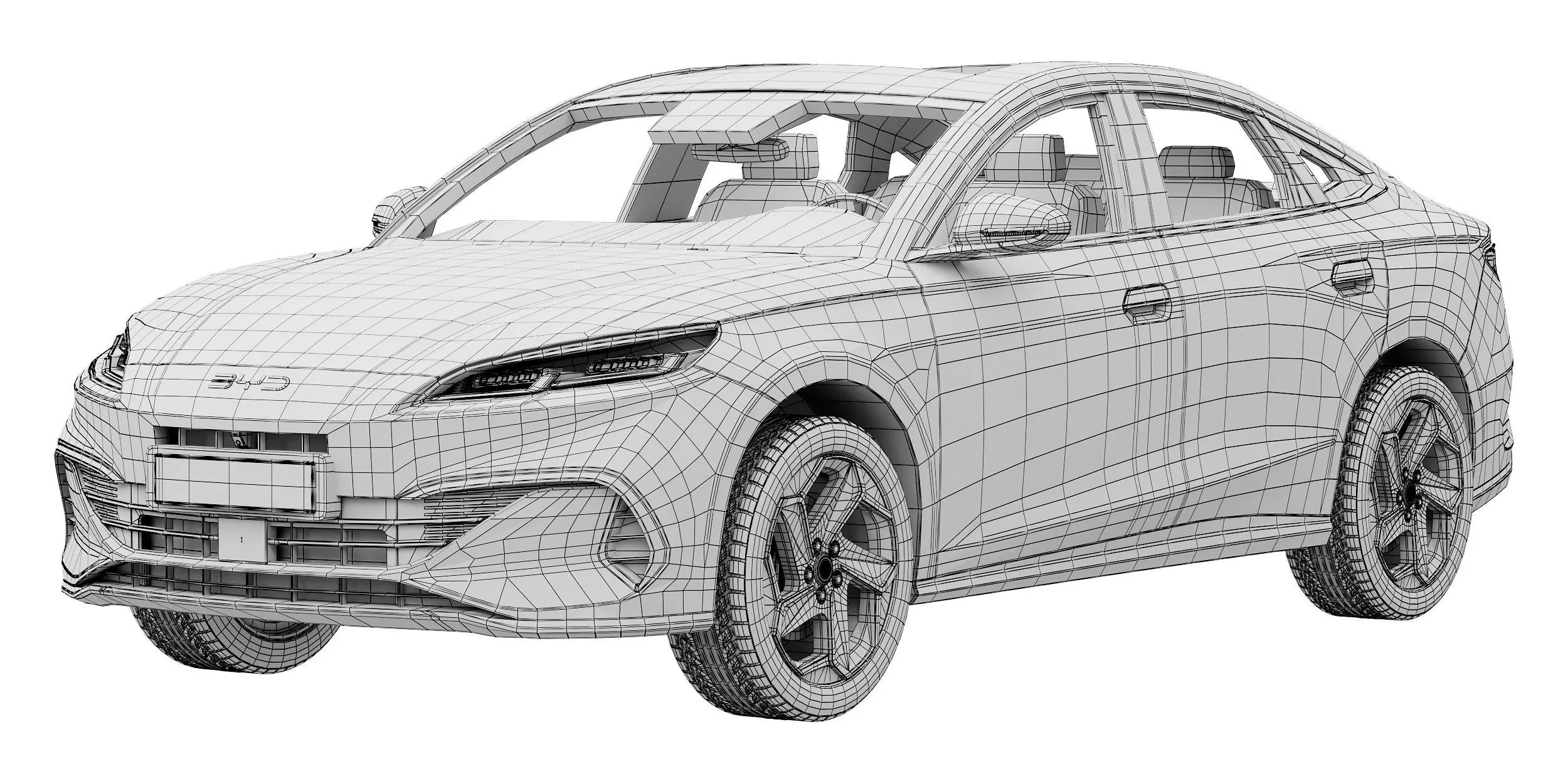 BYD Seal 6 DM-i 2025 3D model_13
