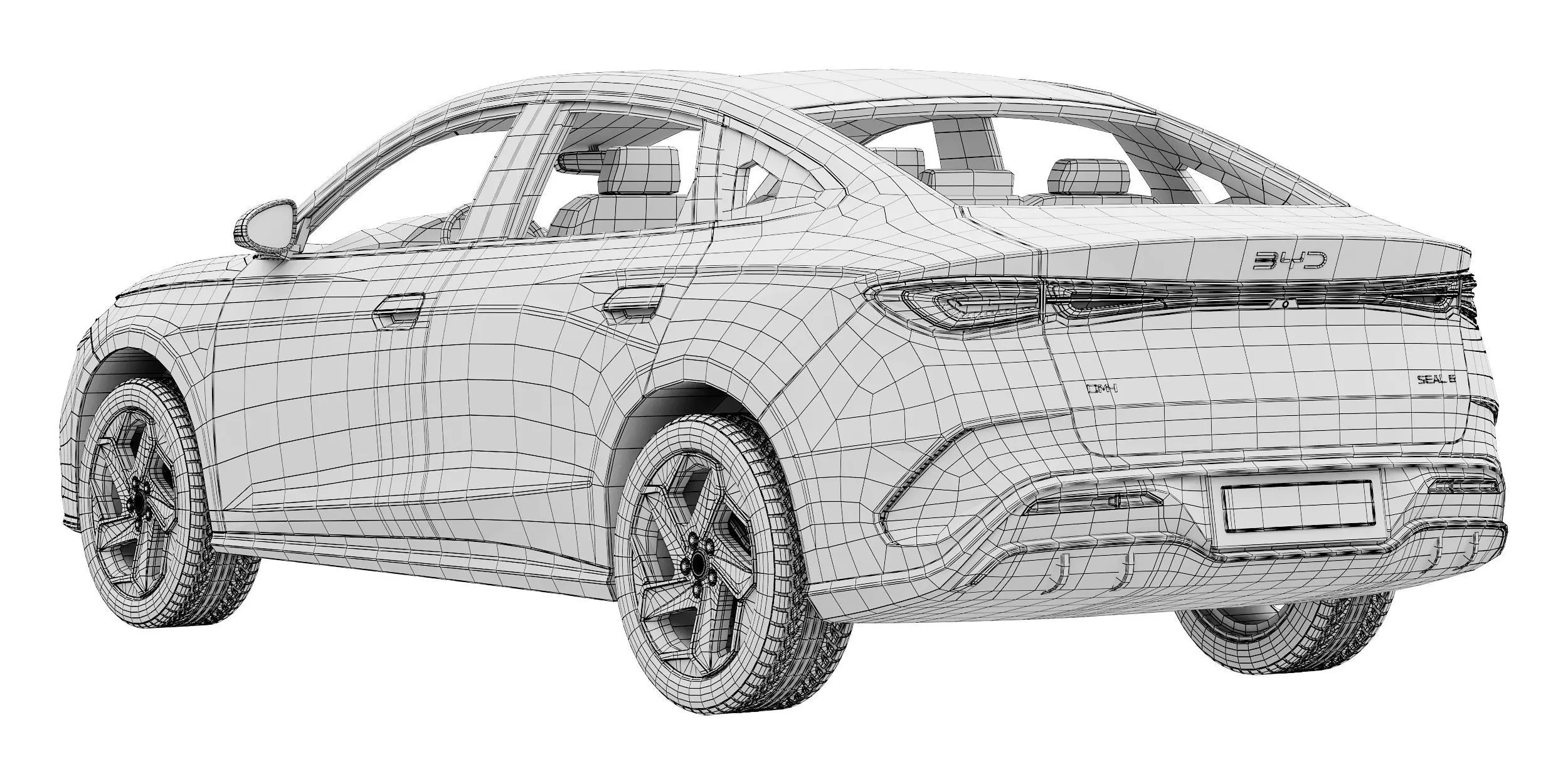 BYD Seal 6 DM-i 2025 3D model_15