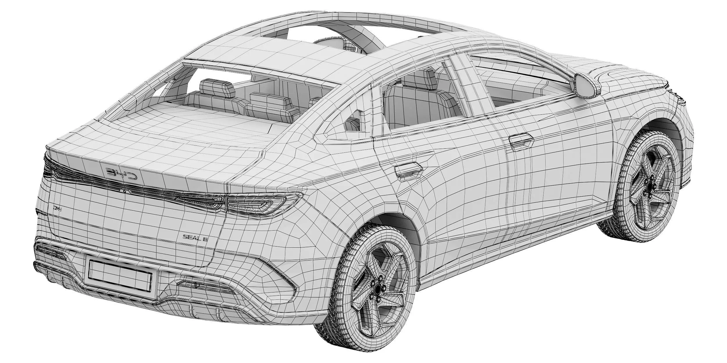 BYD Seal 6 DM-i 2025 3D model_17
