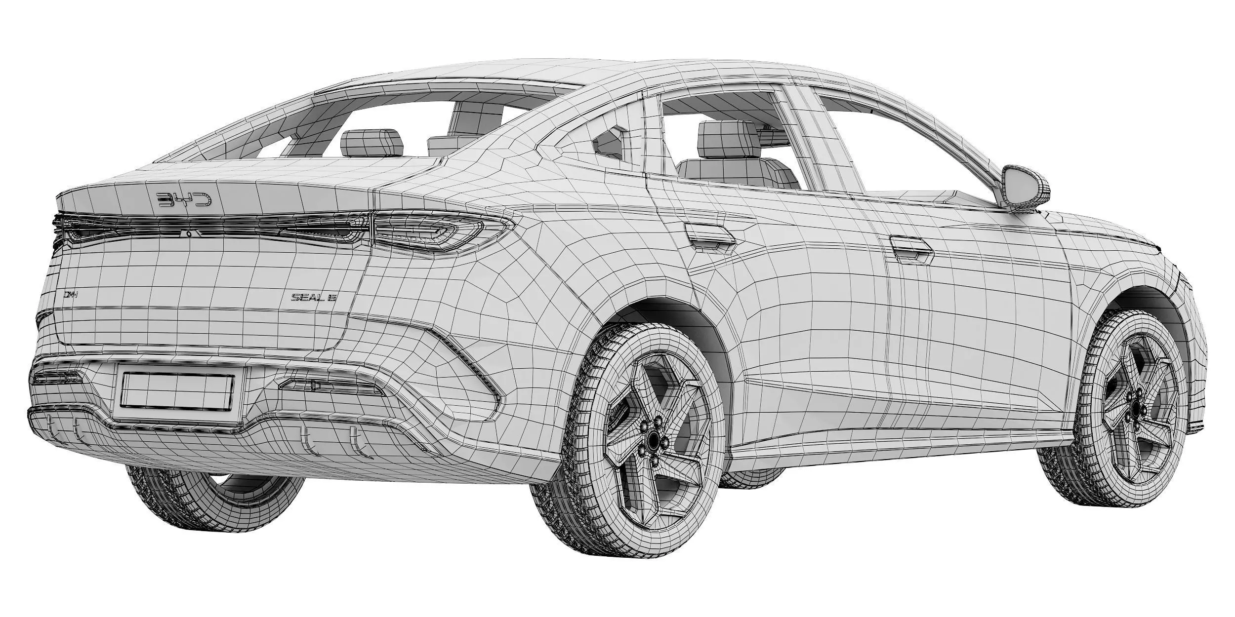 BYD Seal 6 DM-i 2025 3D model_16