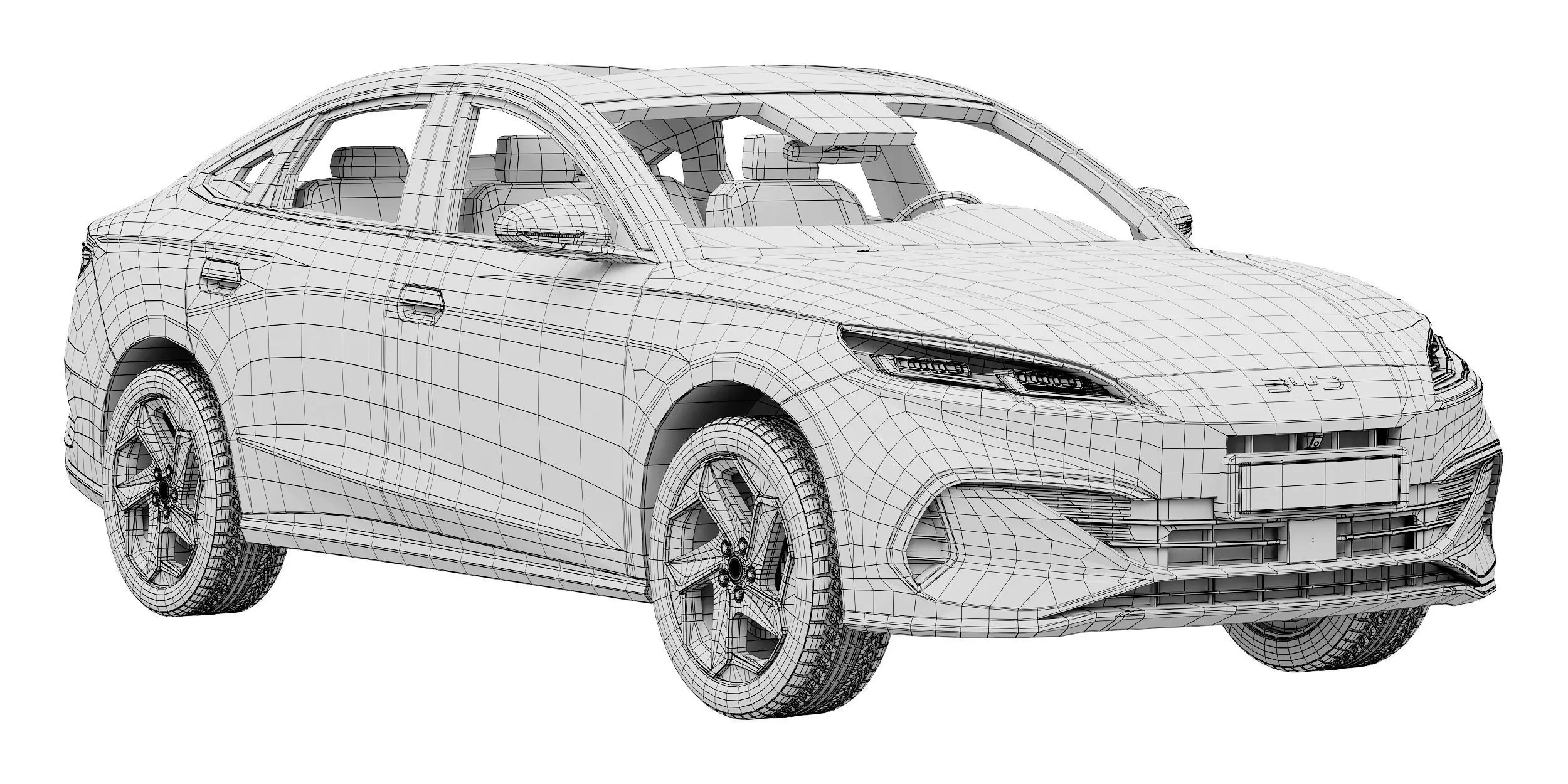 BYD Seal 6 DM-i 2025 3D model_14