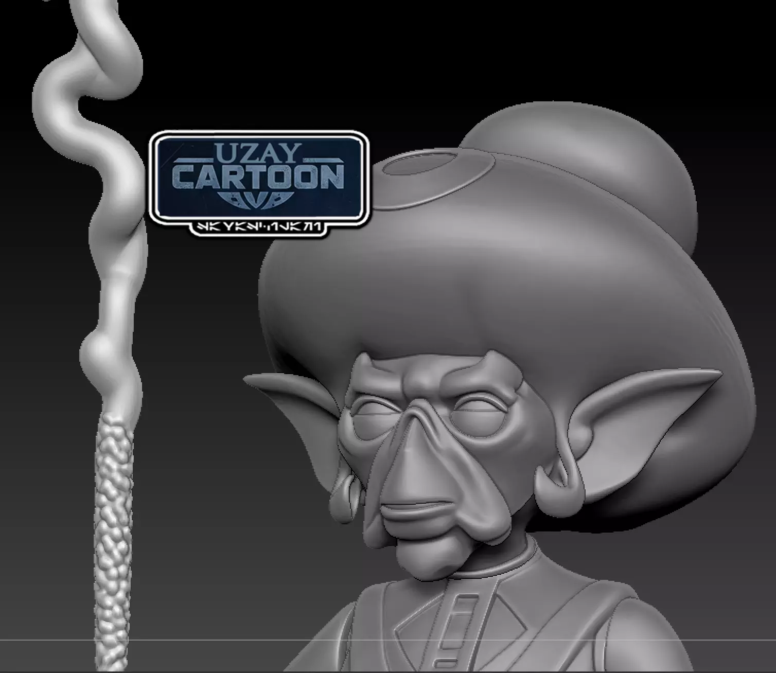 Star wars The Rebels articulated Chava   3D print model_3