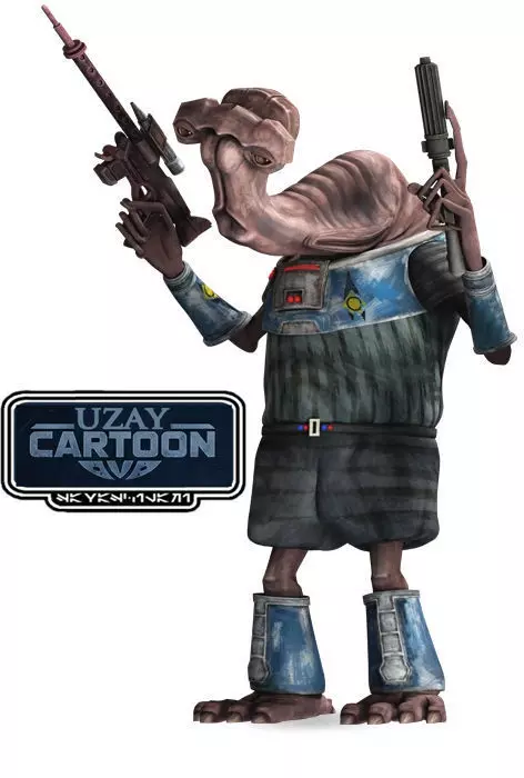 Star wars BOUNTY Hunters Clone wars  ONCA 3D print model  3D print model_4