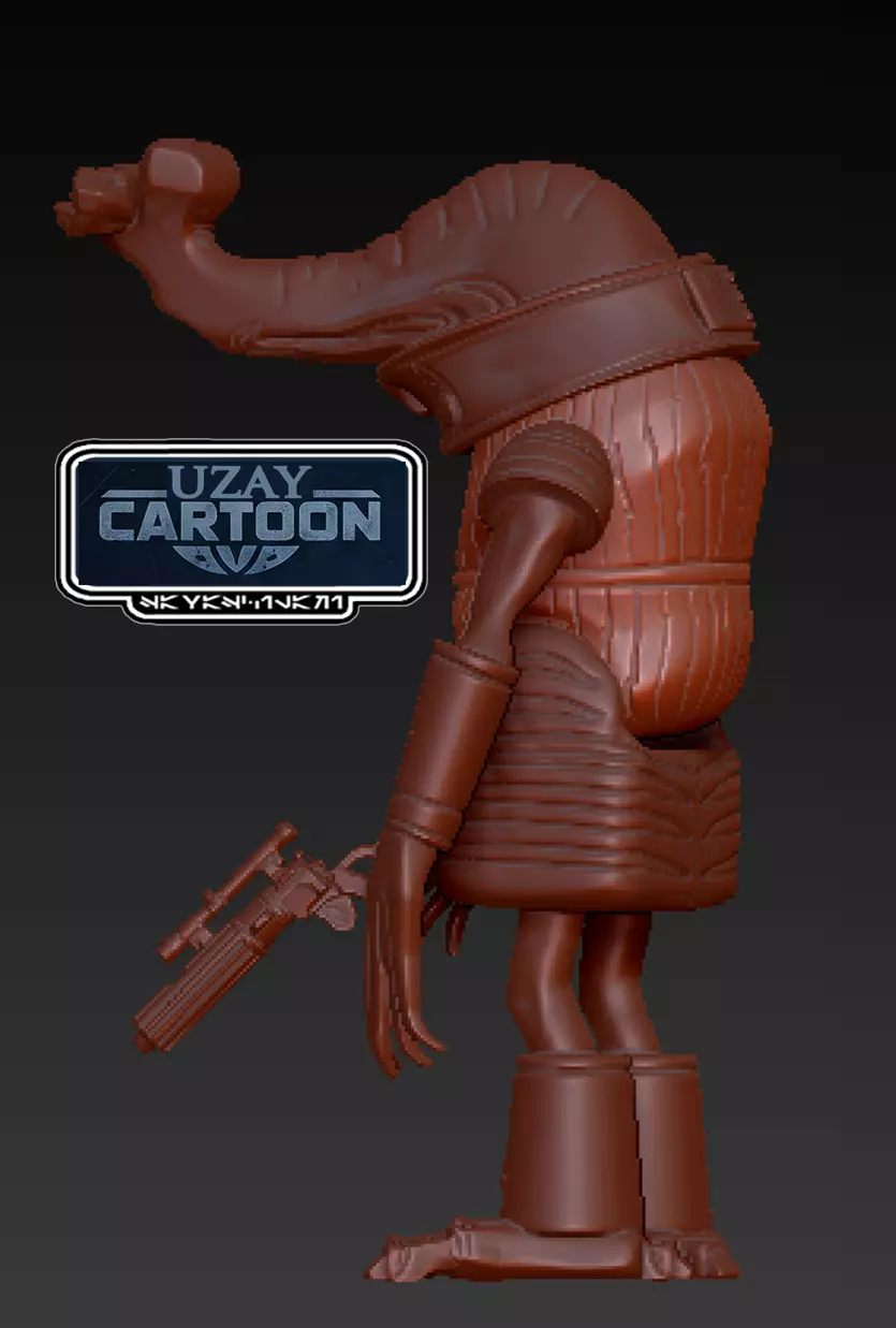 Star wars BOUNTY Hunters Clone wars  ONCA 3D print model  3D print model_1