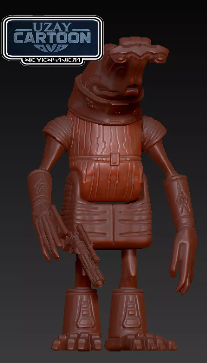 Star wars BOUNTY Hunters Clone wars  ONCA 3D print model  3D print model_3