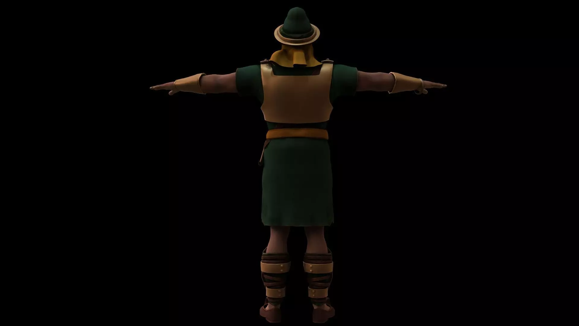 Realistic punjabi indian soilder  3D model_5